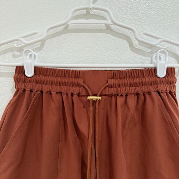 Varley Barket Woven Short Stretch Twill Mocha Biscuit Burnt Orange Extra Small - Picture 6 of 15